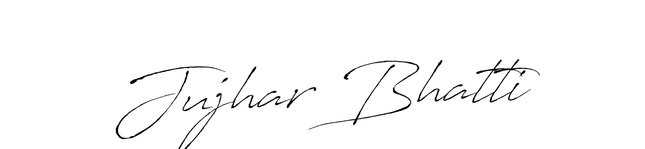 How to make Jujhar Bhatti signature? Antro_Vectra is a professional autograph style. Create handwritten signature for Jujhar Bhatti name. Jujhar Bhatti signature style 6 images and pictures png