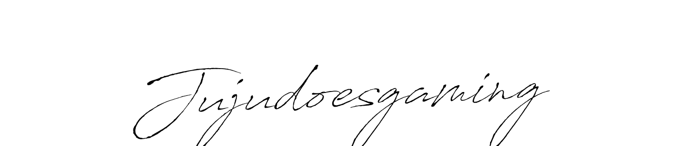 Make a beautiful signature design for name Jujudoesgaming. With this signature (Antro_Vectra) style, you can create a handwritten signature for free. Jujudoesgaming signature style 6 images and pictures png