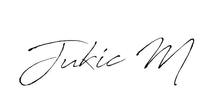 It looks lik you need a new signature style for name Jukic M. Design unique handwritten (Antro_Vectra) signature with our free signature maker in just a few clicks. Jukic M signature style 6 images and pictures png