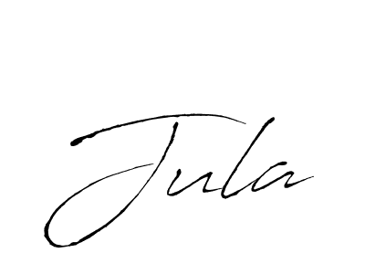 Create a beautiful signature design for name Jula. With this signature (Antro_Vectra) fonts, you can make a handwritten signature for free. Jula signature style 6 images and pictures png