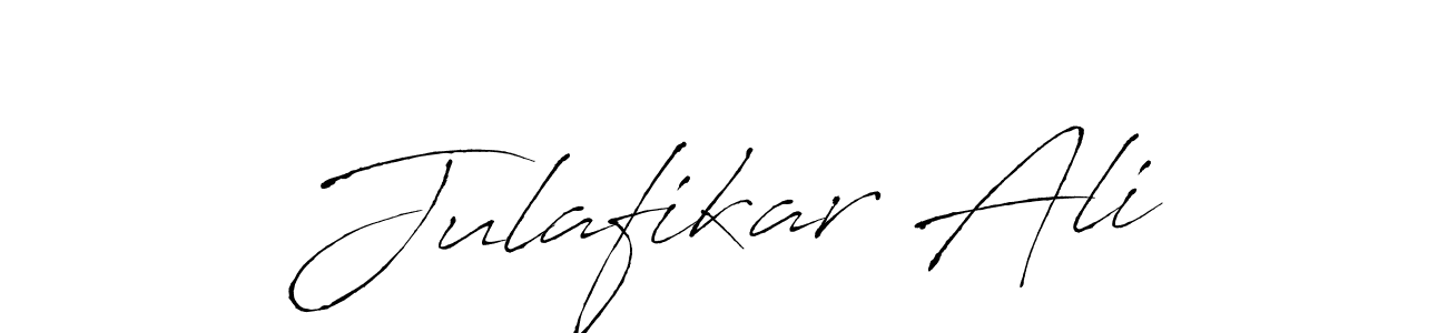 Julafikar Ali stylish signature style. Best Handwritten Sign (Antro_Vectra) for my name. Handwritten Signature Collection Ideas for my name Julafikar Ali. Julafikar Ali signature style 6 images and pictures png