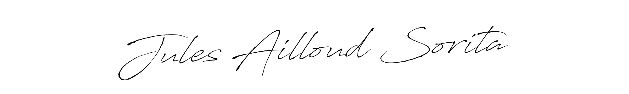 Create a beautiful signature design for name Jules Ailloud Sorita. With this signature (Antro_Vectra) fonts, you can make a handwritten signature for free. Jules Ailloud Sorita signature style 6 images and pictures png