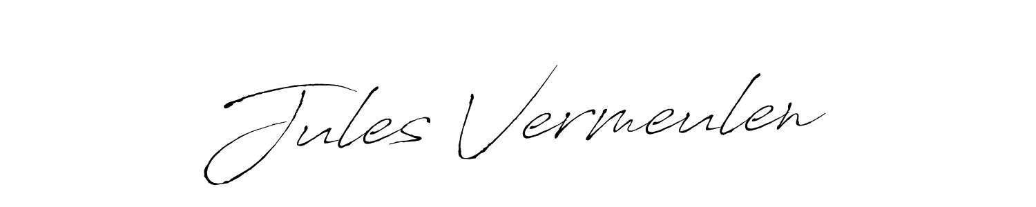 How to make Jules Vermeulen signature? Antro_Vectra is a professional autograph style. Create handwritten signature for Jules Vermeulen name. Jules Vermeulen signature style 6 images and pictures png