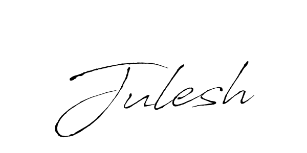 Julesh stylish signature style. Best Handwritten Sign (Antro_Vectra) for my name. Handwritten Signature Collection Ideas for my name Julesh. Julesh signature style 6 images and pictures png