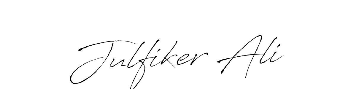 if you are searching for the best signature style for your name Julfiker Ali. so please give up your signature search. here we have designed multiple signature styles  using Antro_Vectra. Julfiker Ali signature style 6 images and pictures png