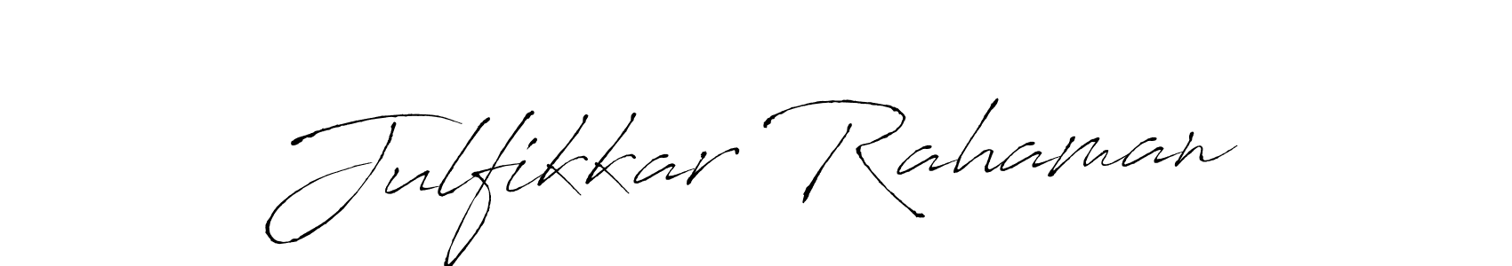 Julfikkar Rahaman stylish signature style. Best Handwritten Sign (Antro_Vectra) for my name. Handwritten Signature Collection Ideas for my name Julfikkar Rahaman. Julfikkar Rahaman signature style 6 images and pictures png