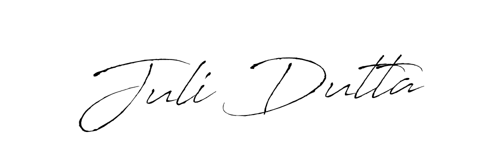 Once you've used our free online signature maker to create your best signature Antro_Vectra style, it's time to enjoy all of the benefits that Juli Dutta name signing documents. Juli Dutta signature style 6 images and pictures png