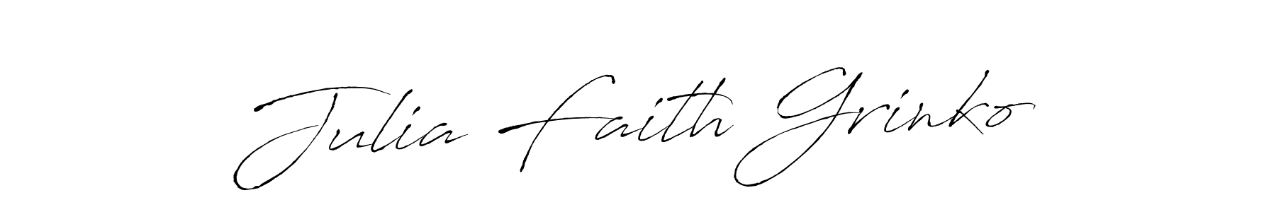 Also we have Julia Faith Grinko name is the best signature style. Create professional handwritten signature collection using Antro_Vectra autograph style. Julia Faith Grinko signature style 6 images and pictures png