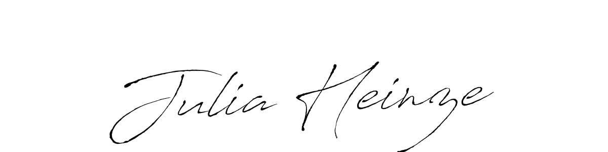 Make a beautiful signature design for name Julia Heinze. With this signature (Antro_Vectra) style, you can create a handwritten signature for free. Julia Heinze signature style 6 images and pictures png