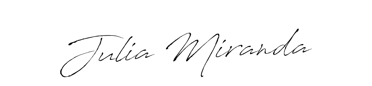 Similarly Antro_Vectra is the best handwritten signature design. Signature creator online .You can use it as an online autograph creator for name Julia Miranda. Julia Miranda signature style 6 images and pictures png