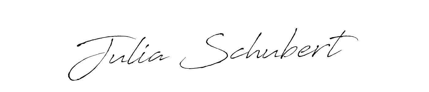 How to make Julia Schubert name signature. Use Antro_Vectra style for creating short signs online. This is the latest handwritten sign. Julia Schubert signature style 6 images and pictures png