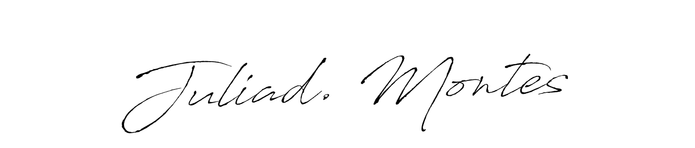 Here are the top 10 professional signature styles for the name Juliad. Montes. These are the best autograph styles you can use for your name. Juliad. Montes signature style 6 images and pictures png