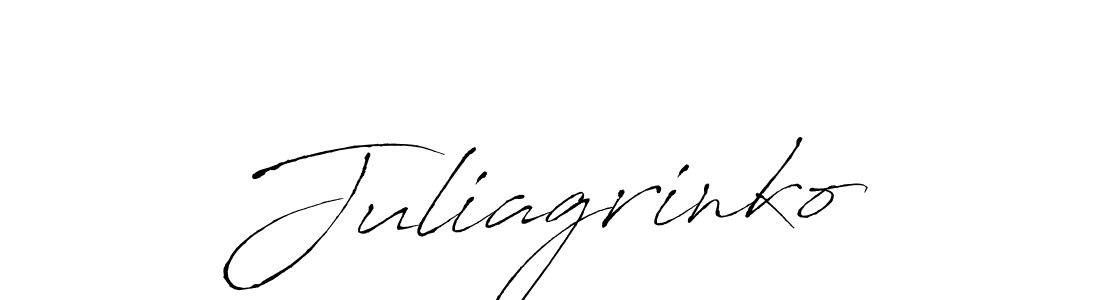 Once you've used our free online signature maker to create your best signature Antro_Vectra style, it's time to enjoy all of the benefits that Juliagrinko name signing documents. Juliagrinko signature style 6 images and pictures png