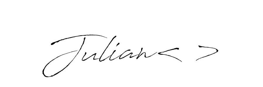 Create a beautiful signature design for name Julian<^>. With this signature (Antro_Vectra) fonts, you can make a handwritten signature for free. Julian<^> signature style 6 images and pictures png