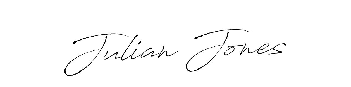 Julian Jones stylish signature style. Best Handwritten Sign (Antro_Vectra) for my name. Handwritten Signature Collection Ideas for my name Julian Jones. Julian Jones signature style 6 images and pictures png