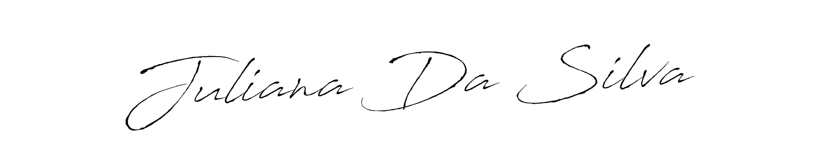How to make Juliana Da Silva name signature. Use Antro_Vectra style for creating short signs online. This is the latest handwritten sign. Juliana Da Silva signature style 6 images and pictures png