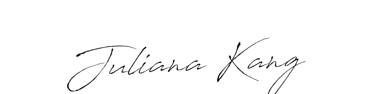 Use a signature maker to create a handwritten signature online. With this signature software, you can design (Antro_Vectra) your own signature for name Juliana Kang. Juliana Kang signature style 6 images and pictures png