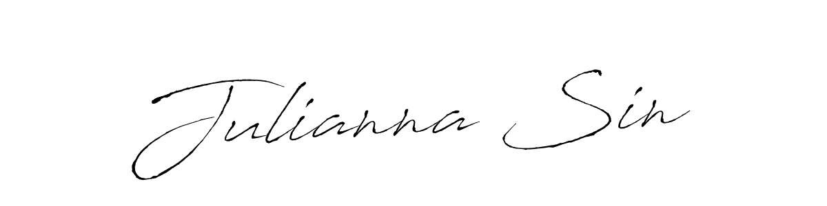 Also we have Julianna Sin name is the best signature style. Create professional handwritten signature collection using Antro_Vectra autograph style. Julianna Sin signature style 6 images and pictures png