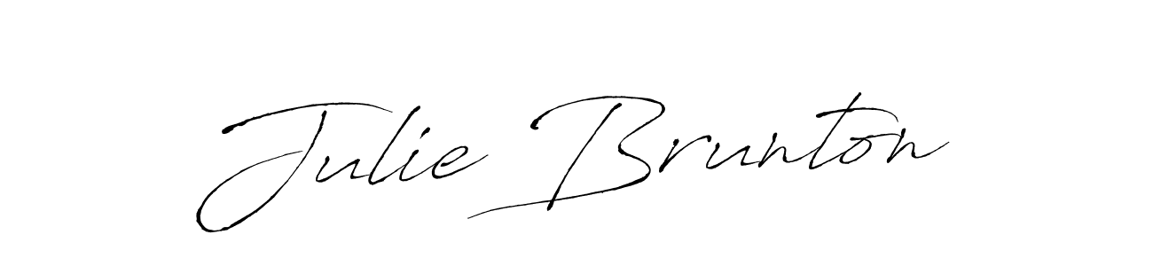 The best way (Antro_Vectra) to make a short signature is to pick only two or three words in your name. The name Julie Brunton include a total of six letters. For converting this name. Julie Brunton signature style 6 images and pictures png