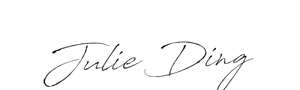 Create a beautiful signature design for name Julie Ding. With this signature (Antro_Vectra) fonts, you can make a handwritten signature for free. Julie Ding signature style 6 images and pictures png