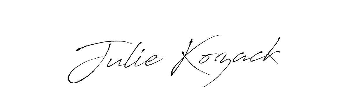 Also we have Julie Kozack name is the best signature style. Create professional handwritten signature collection using Antro_Vectra autograph style. Julie Kozack signature style 6 images and pictures png