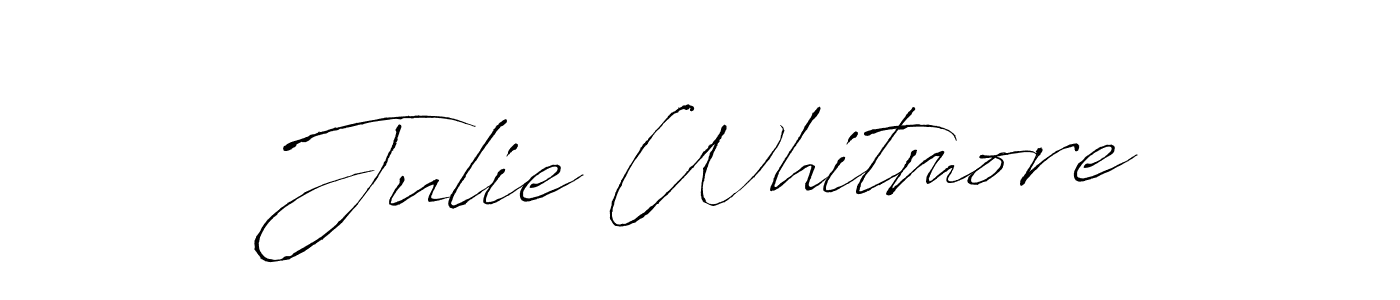 Create a beautiful signature design for name Julie Whitmore. With this signature (Antro_Vectra) fonts, you can make a handwritten signature for free. Julie Whitmore signature style 6 images and pictures png