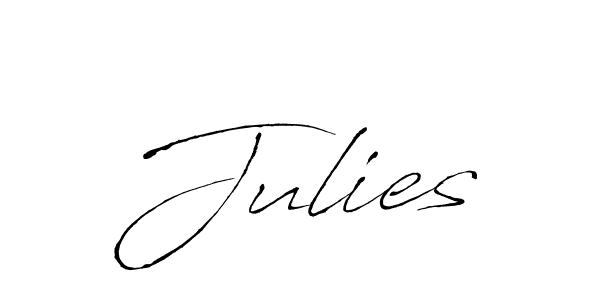 The best way (Antro_Vectra) to make a short signature is to pick only two or three words in your name. The name Julies include a total of six letters. For converting this name. Julies signature style 6 images and pictures png