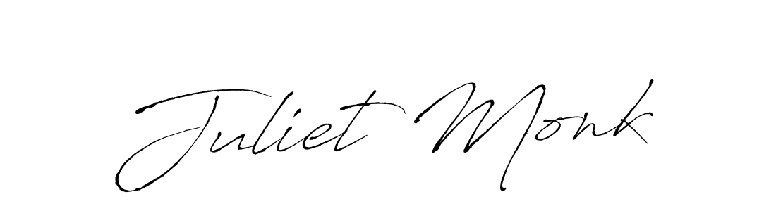 Use a signature maker to create a handwritten signature online. With this signature software, you can design (Antro_Vectra) your own signature for name Juliet Monk. Juliet Monk signature style 6 images and pictures png