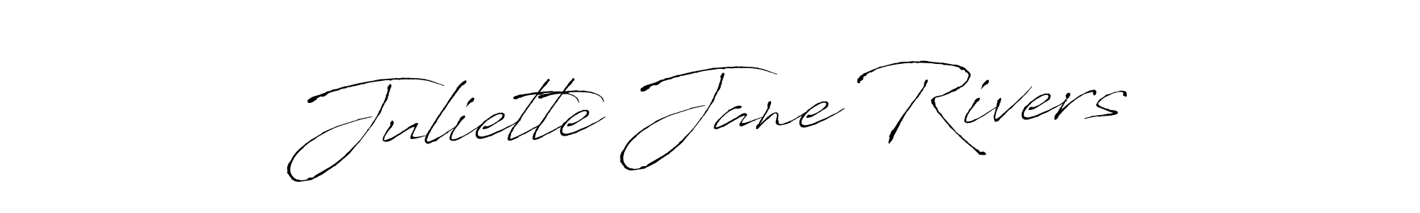 Also we have Juliette Jane Rivers name is the best signature style. Create professional handwritten signature collection using Antro_Vectra autograph style. Juliette Jane Rivers signature style 6 images and pictures png