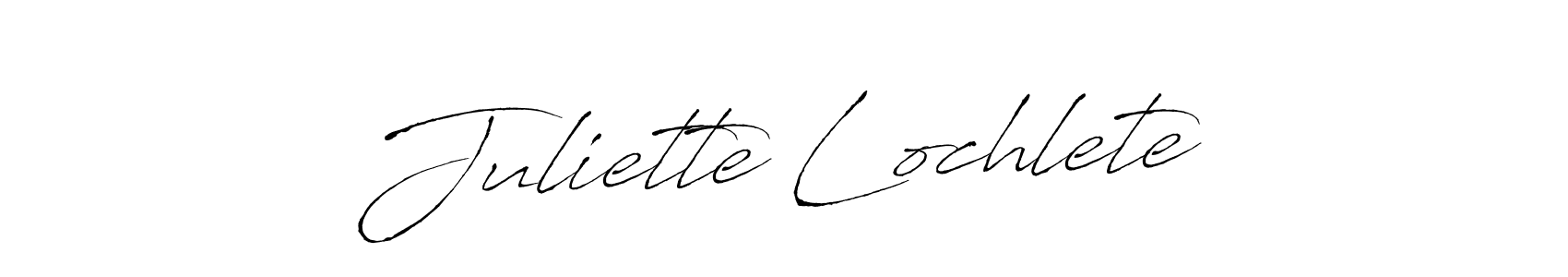 Create a beautiful signature design for name Juliette Lochlete. With this signature (Antro_Vectra) fonts, you can make a handwritten signature for free. Juliette Lochlete signature style 6 images and pictures png