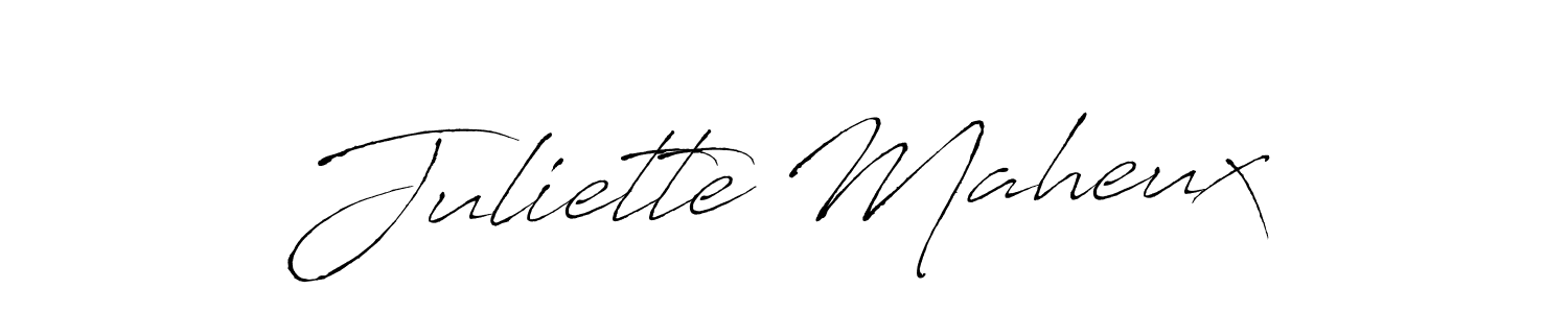 How to make Juliette Maheux signature? Antro_Vectra is a professional autograph style. Create handwritten signature for Juliette Maheux name. Juliette Maheux signature style 6 images and pictures png