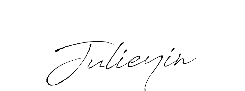 Julieyin stylish signature style. Best Handwritten Sign (Antro_Vectra) for my name. Handwritten Signature Collection Ideas for my name Julieyin. Julieyin signature style 6 images and pictures png