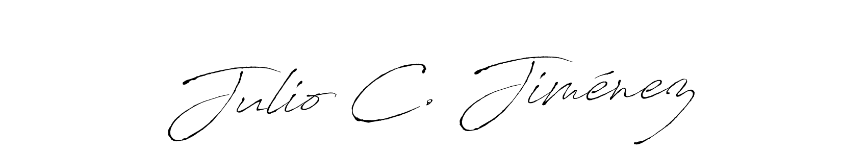 Use a signature maker to create a handwritten signature online. With this signature software, you can design (Antro_Vectra) your own signature for name Julio C. Jiménez. Julio C. Jiménez signature style 6 images and pictures png