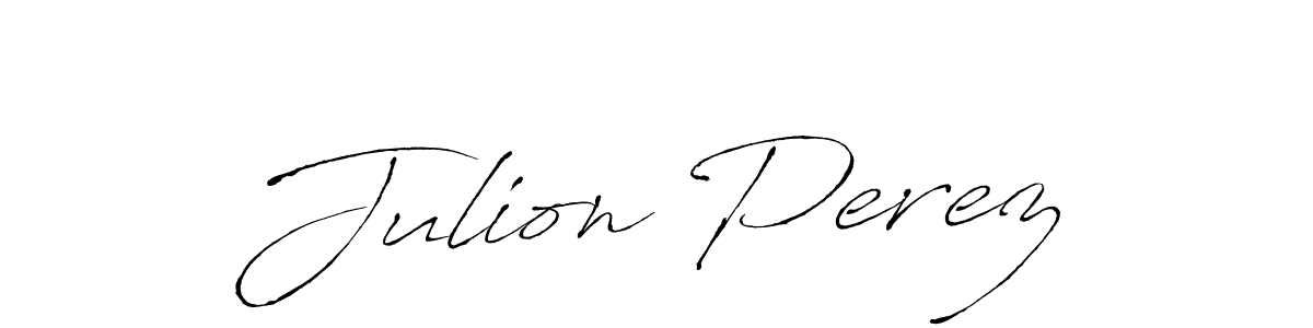 Make a short Julion Perez signature style. Manage your documents anywhere anytime using Antro_Vectra. Create and add eSignatures, submit forms, share and send files easily. Julion Perez signature style 6 images and pictures png
