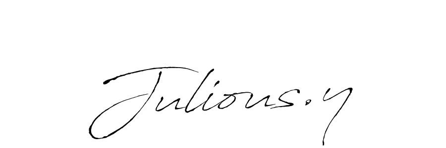 How to make Julious.y name signature. Use Antro_Vectra style for creating short signs online. This is the latest handwritten sign. Julious.y signature style 6 images and pictures png