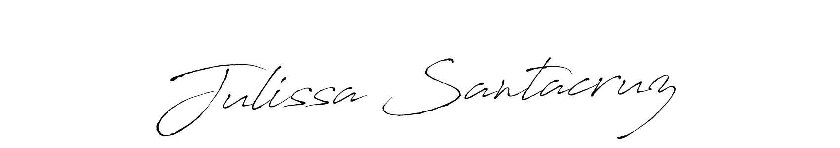 Make a short Julissa Santacruz signature style. Manage your documents anywhere anytime using Antro_Vectra. Create and add eSignatures, submit forms, share and send files easily. Julissa Santacruz signature style 6 images and pictures png