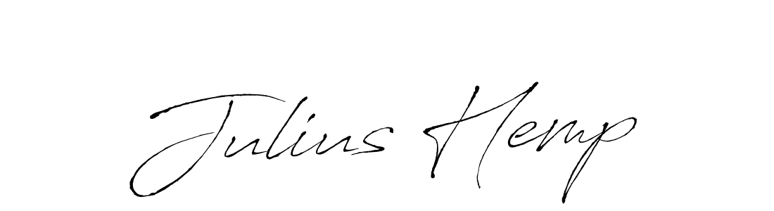 Also You can easily find your signature by using the search form. We will create Julius Hemp name handwritten signature images for you free of cost using Antro_Vectra sign style. Julius Hemp signature style 6 images and pictures png