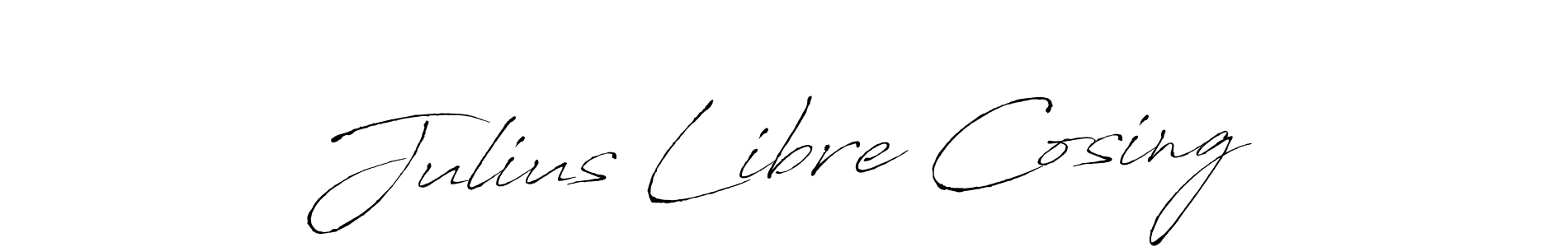 Similarly Antro_Vectra is the best handwritten signature design. Signature creator online .You can use it as an online autograph creator for name Julius Libre Cosing. Julius Libre Cosing signature style 6 images and pictures png