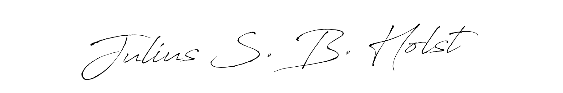 Make a beautiful signature design for name Julius S. B. Holst. Use this online signature maker to create a handwritten signature for free. Julius S. B. Holst signature style 6 images and pictures png