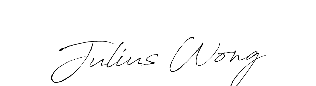 Design your own signature with our free online signature maker. With this signature software, you can create a handwritten (Antro_Vectra) signature for name Julius Wong. Julius Wong signature style 6 images and pictures png