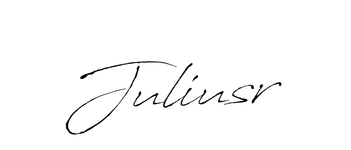 Use a signature maker to create a handwritten signature online. With this signature software, you can design (Antro_Vectra) your own signature for name Juliusr. Juliusr signature style 6 images and pictures png