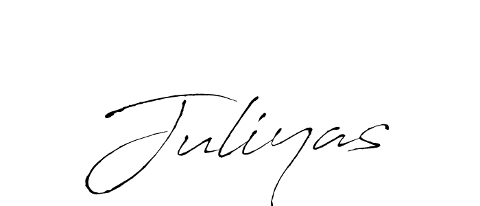You should practise on your own different ways (Antro_Vectra) to write your name (Juliyas) in signature. don't let someone else do it for you. Juliyas signature style 6 images and pictures png
