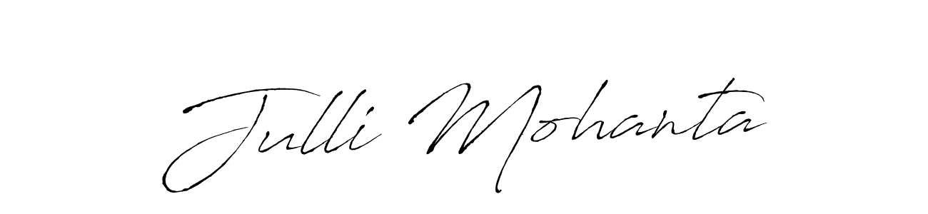 How to Draw Julli Mohanta signature style? Antro_Vectra is a latest design signature styles for name Julli Mohanta. Julli Mohanta signature style 6 images and pictures png