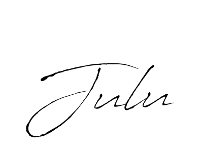Antro_Vectra is a professional signature style that is perfect for those who want to add a touch of class to their signature. It is also a great choice for those who want to make their signature more unique. Get Julu name to fancy signature for free. Julu signature style 6 images and pictures png