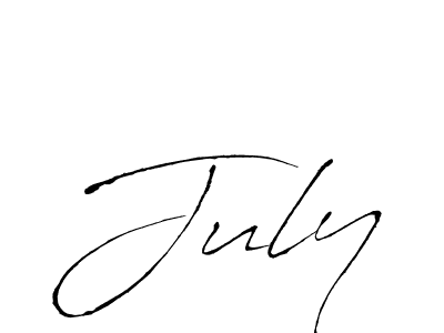 How to make July signature? Antro_Vectra is a professional autograph style. Create handwritten signature for July name. July signature style 6 images and pictures png