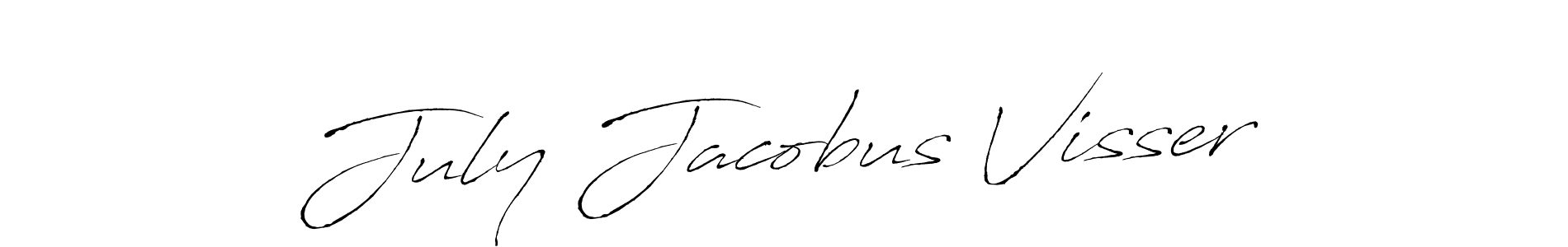 if you are searching for the best signature style for your name July Jacobus Visser. so please give up your signature search. here we have designed multiple signature styles  using Antro_Vectra. July Jacobus Visser signature style 6 images and pictures png