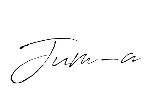 How to Draw Jum-a signature style? Antro_Vectra is a latest design signature styles for name Jum-a. Jum-a signature style 6 images and pictures png