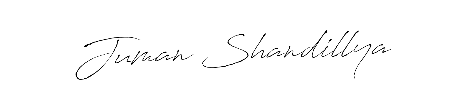 You can use this online signature creator to create a handwritten signature for the name Juman Shandillya. This is the best online autograph maker. Juman Shandillya signature style 6 images and pictures png