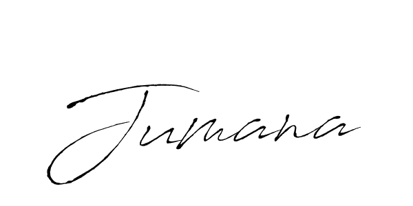 Jumana stylish signature style. Best Handwritten Sign (Antro_Vectra) for my name. Handwritten Signature Collection Ideas for my name Jumana. Jumana signature style 6 images and pictures png