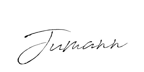 Design your own signature with our free online signature maker. With this signature software, you can create a handwritten (Antro_Vectra) signature for name Jumann. Jumann signature style 6 images and pictures png